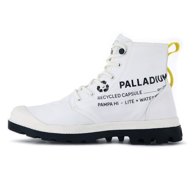 Pánské Boty Palladium Pampa Recycle Nepromokavé+ 2 Bílé | CZ PLF-35N